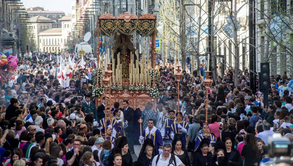 Granada Semana Santa, Spain in Easter