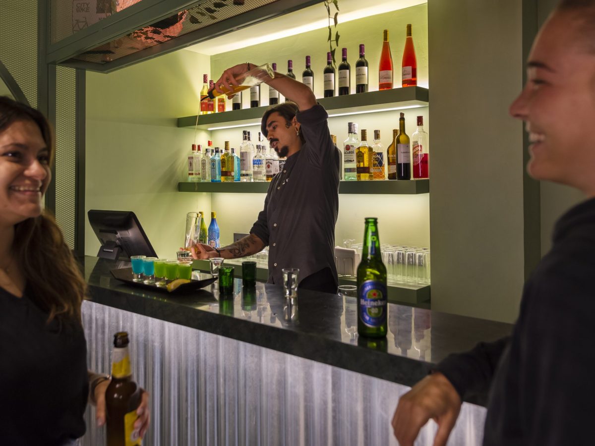 Bartender from Malaga Hostel