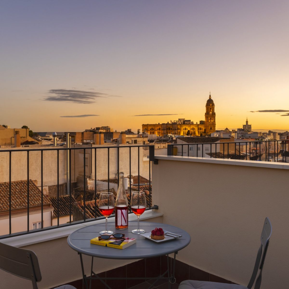 View from Peña apartments in Malaga